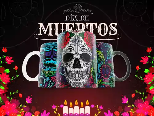 vectores plantilas DÍA DE MUERTOS,FESTEJO,
